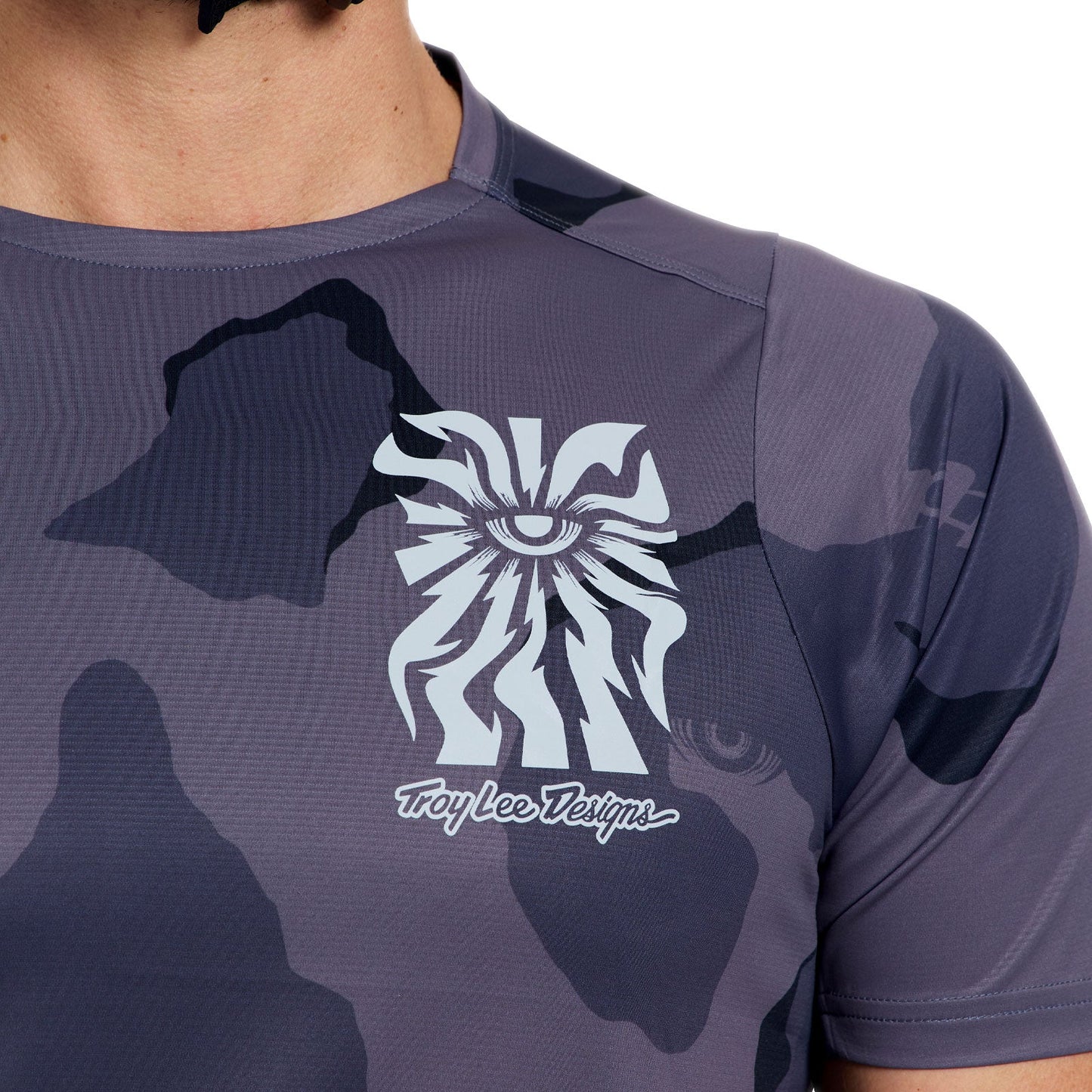 TROY LEE DESIGNS SKYLINE PRO FLOW CAMO Trikot Kurzarm Carbon