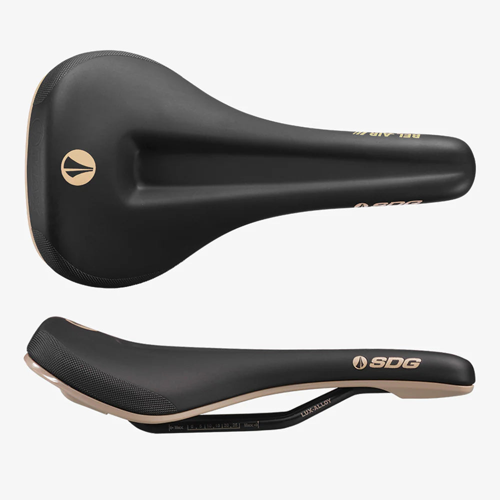 Sattel SDG BEL-AIR V3 MAX Rails Lux-Alloy Schwarz/Beige