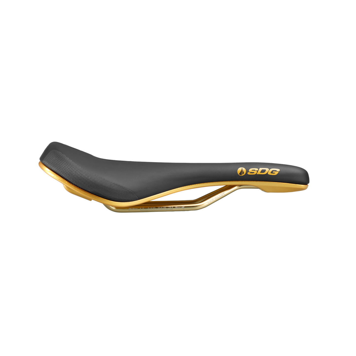 Sattel SDG BEL-AIR V3 MAX Galactic Rails Lux-Alloy Schwarz/Gold