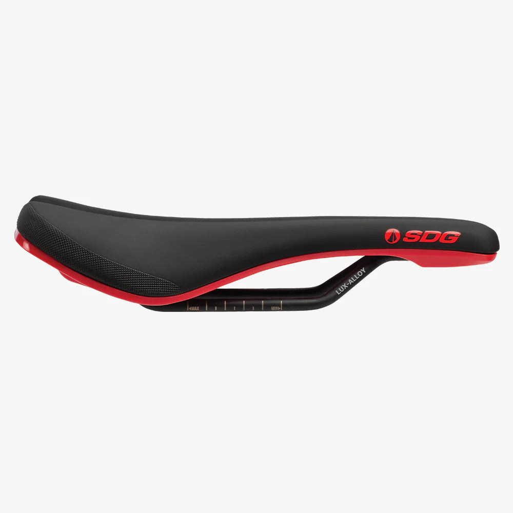Sattel SDG BEL-AIR V3 Rails Lux Alloy Schwarz/Rot
