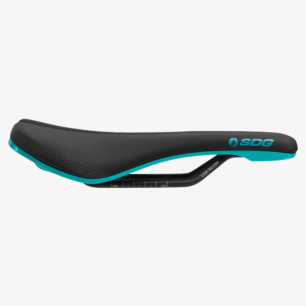 Sattel SDG BEL-AIR V3 Rails Lux Alloy Schwarz/Türkis