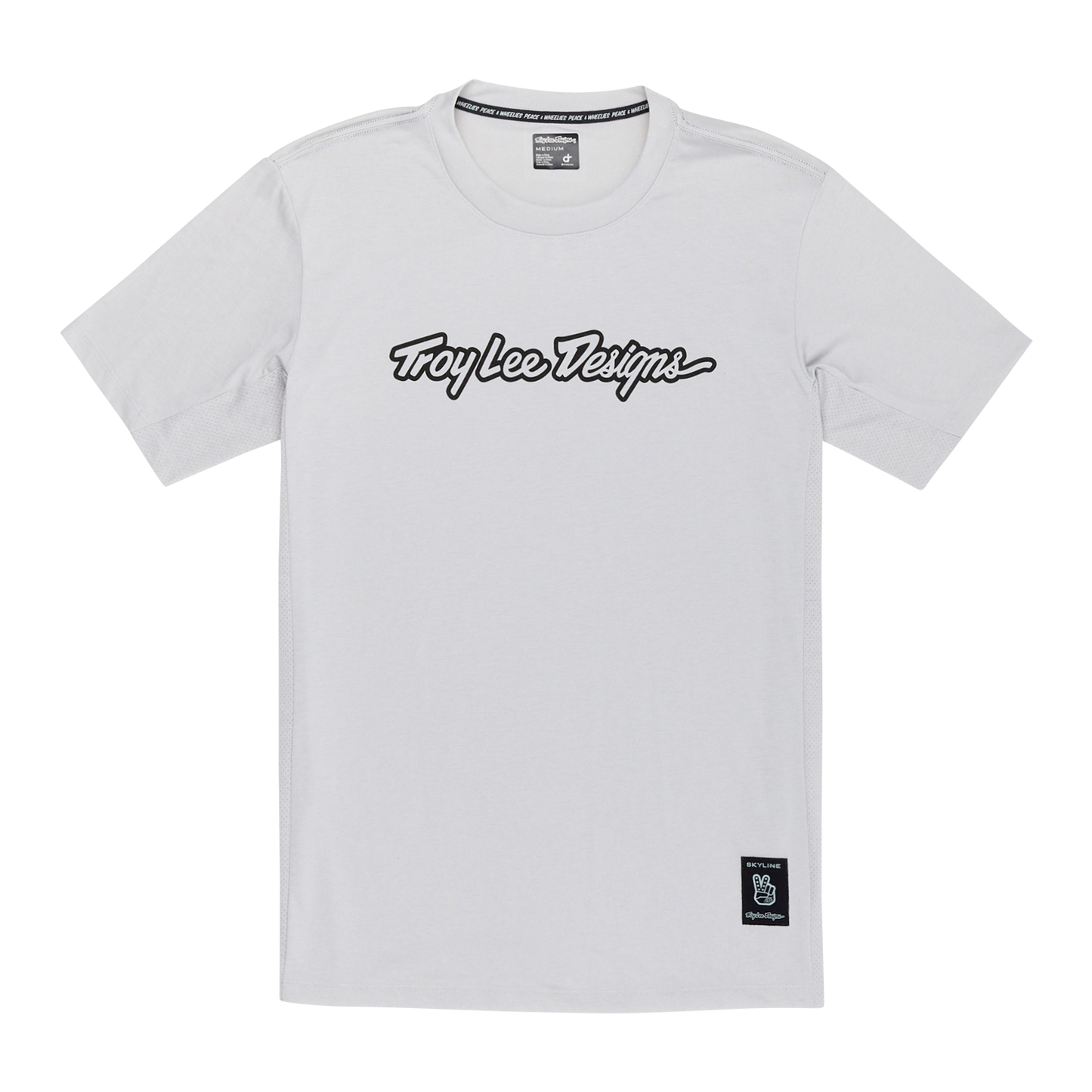 TROY LEE DESIGNS SKYLINE RIDE TEE SIGNATURE Kurzarmtrikot Grau 2025