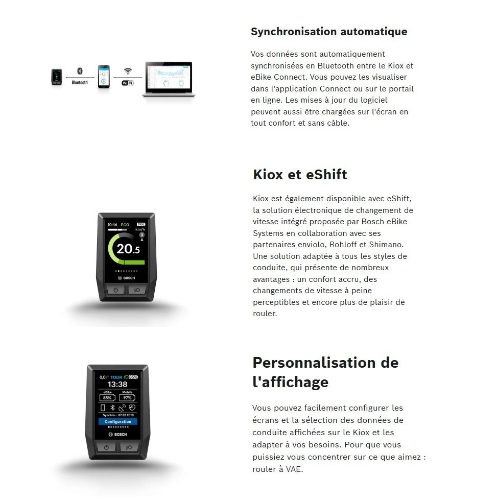 BOSCH KIOX Bildschirm-Komplett-Set