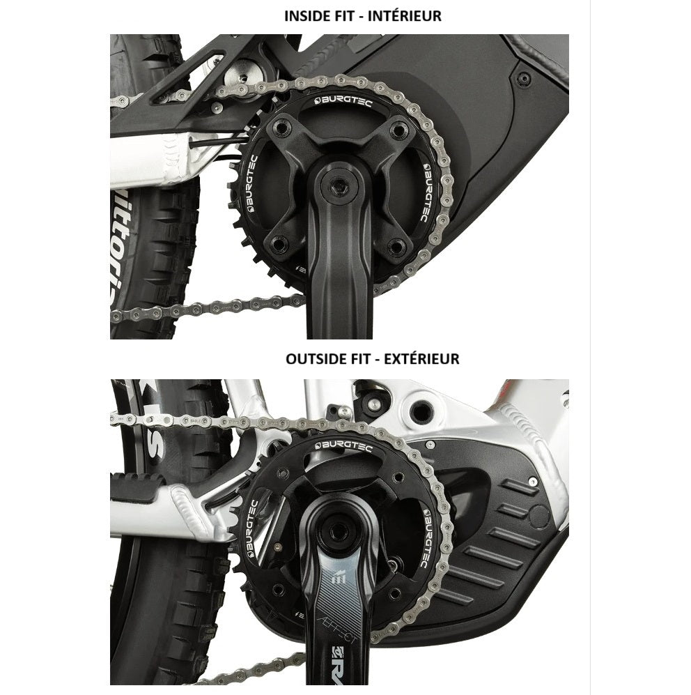 Plateau Mono BURGTEC E-BIKE THICK THIN Intérieur 104mm