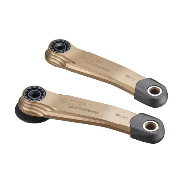 Manivelles VAE E.THIRTEEN E-SPEC HELIX RACE ALLOY pour Bosch CX Gen4/5 / Brose S Mag Offset 26mm Bronze