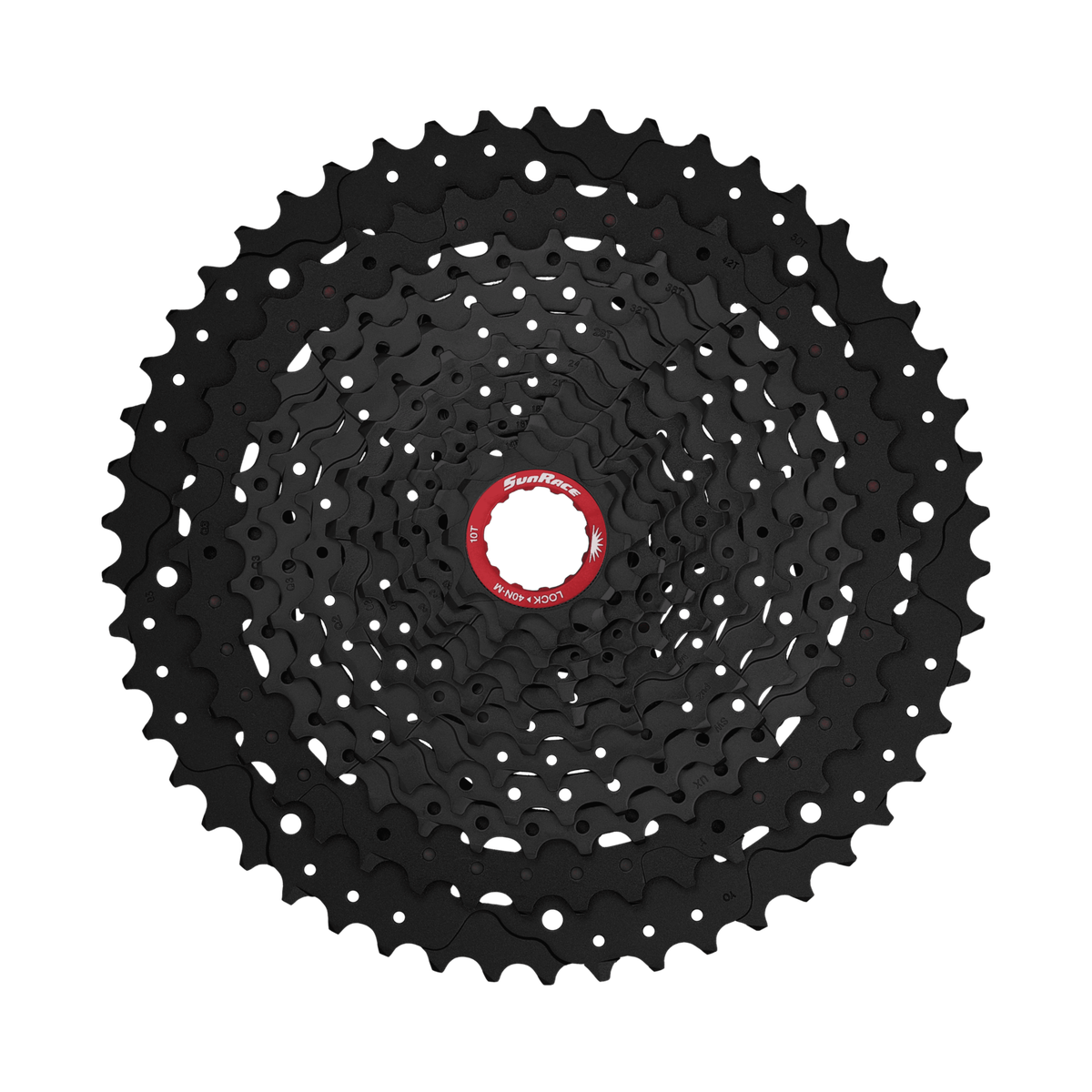 Kassette 12-fach SUNRACE CSMZ91 Kompatibel Sram XD Schwarz