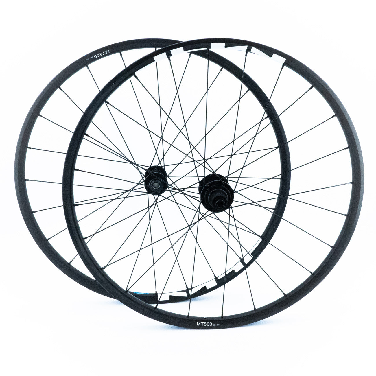 Paar SHIMANO WH-MT500 29'' Laufräder mit 15x110/12x148mm Boost-Achse