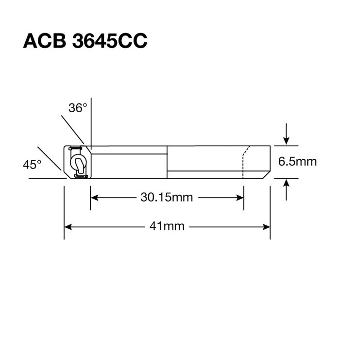 Roulement de Direction ENDURO BEARINGS ABEC 5 - Black Oxide - 30,2x41x6,5 mm (36x45°) ACB