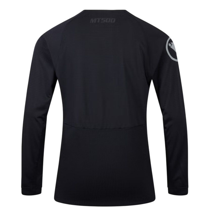 Maillot ENDURA MT500 BURNER Junior Manches Longues Noir