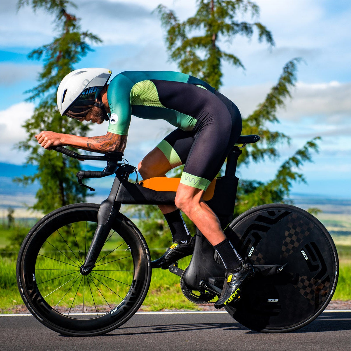 Roue Arrière Lenticulaire ENVE SES à Pneus Tubeless Ready