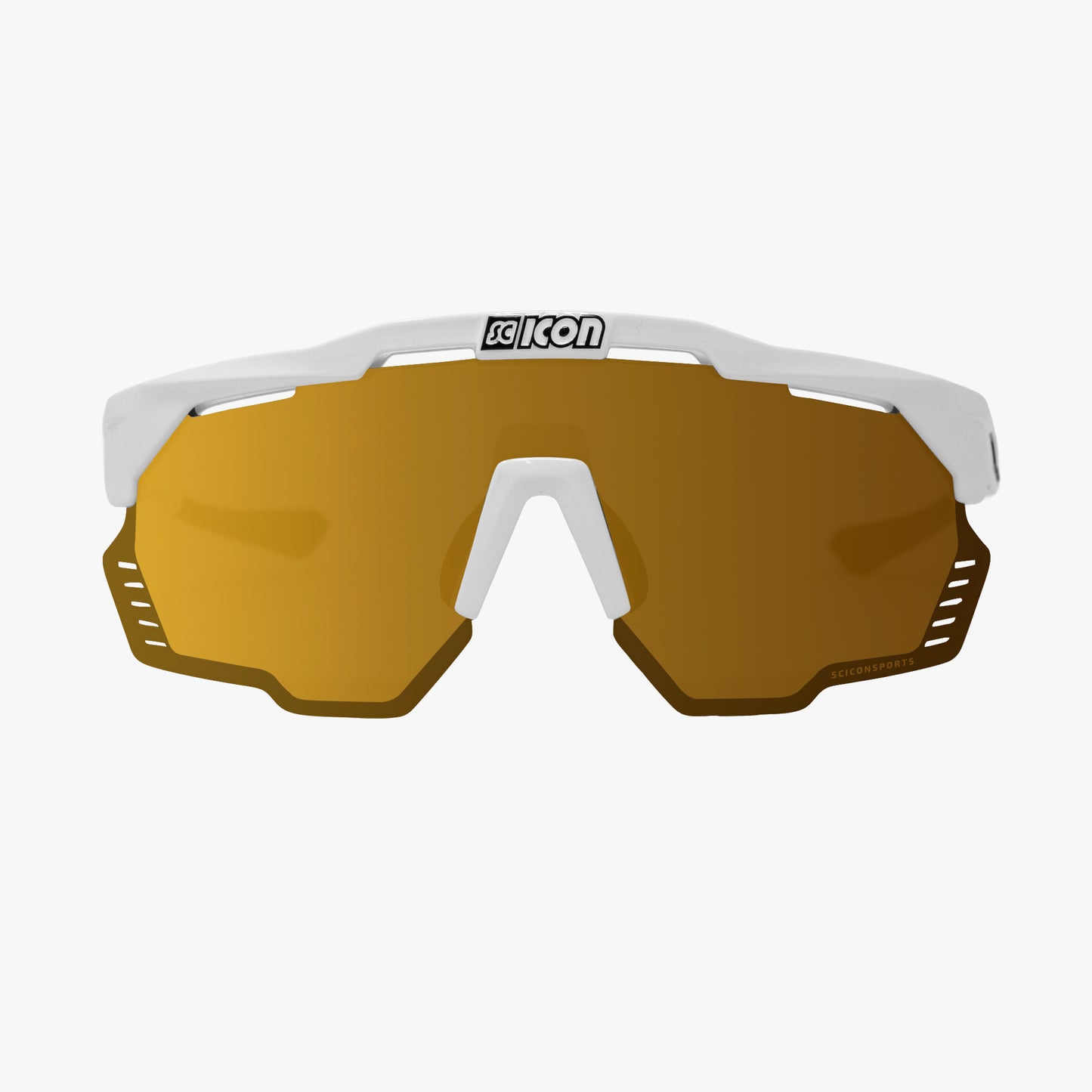 Lunettes SCICON AEROSHADE KUNKEN Blanc Multimirror Bronze