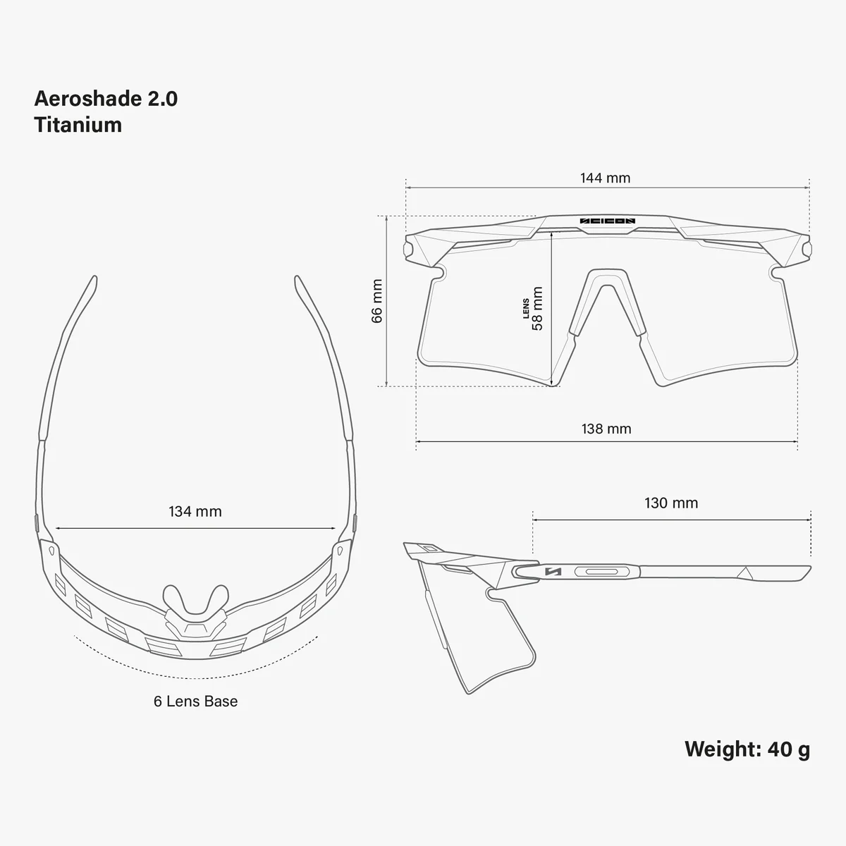 SCICON AEROSHADE 2.0 TITANIUM Brille Schwarz Matt Multimirror Glas Silver + Pink