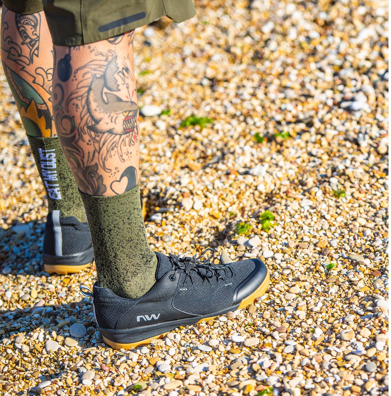 Chaussettes NORTHWAVE EAT MY DUST Vert