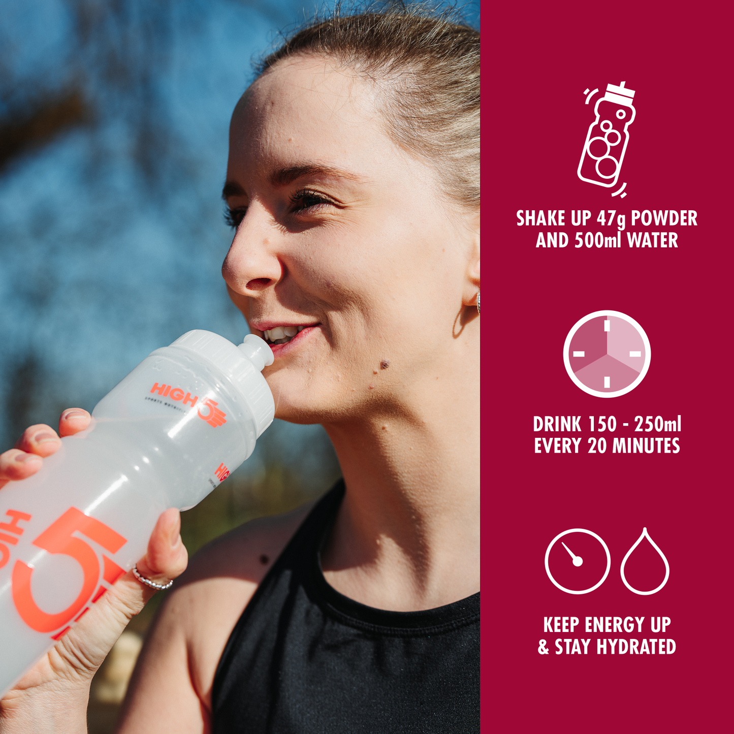HIGH5 ENERGY DRINK Energy Drink (2.2kg) Rote Früchte