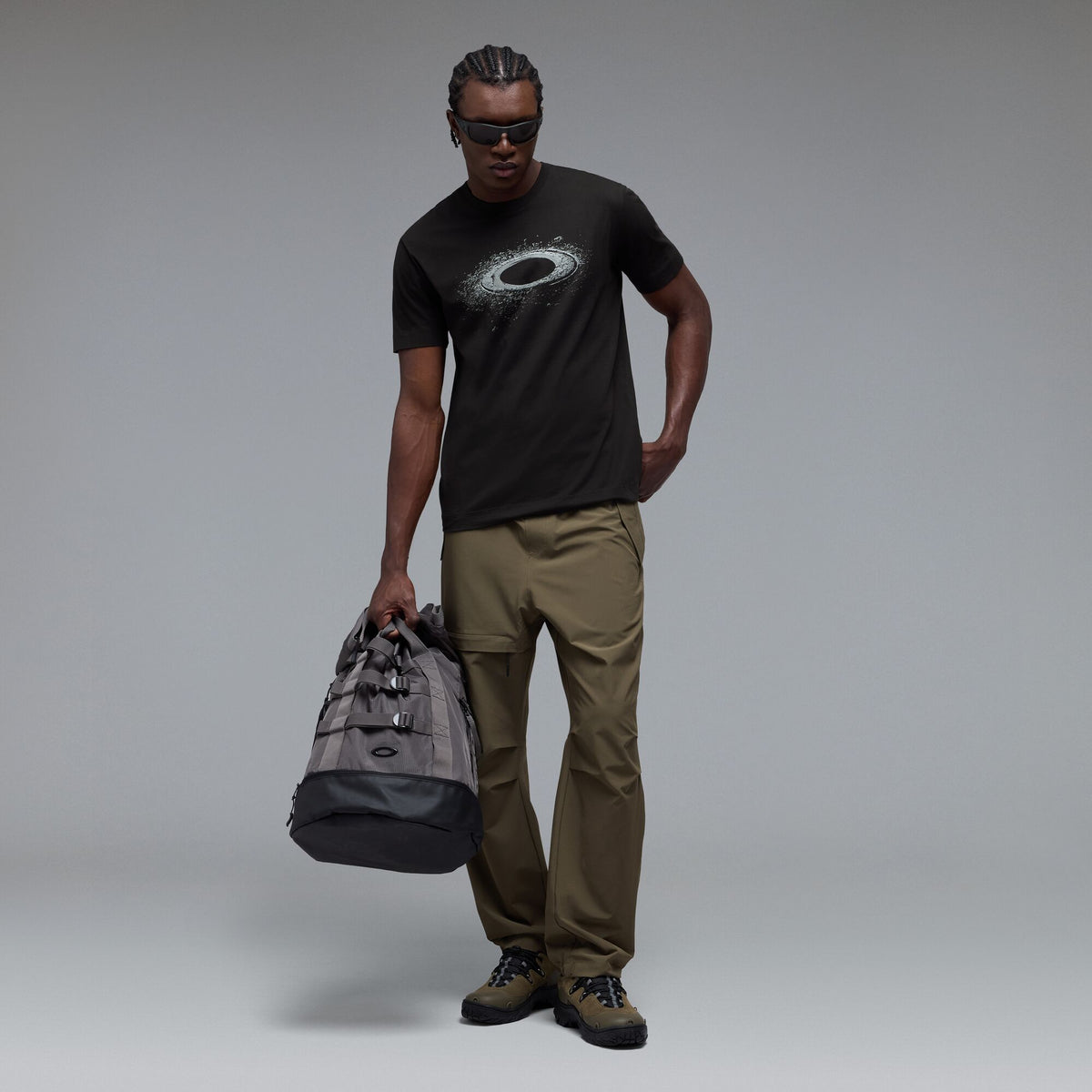 T-Shirt OAKLEY LUNAR ELLIPSE TEE Schwarz