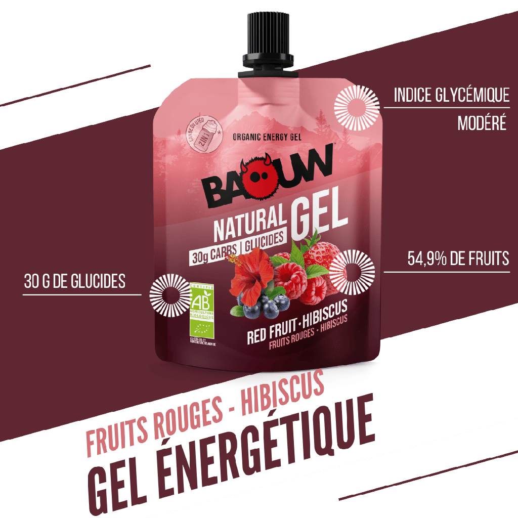 BAOUW BIO Energy Gel Rote Früchte-Hibiskus (85g)