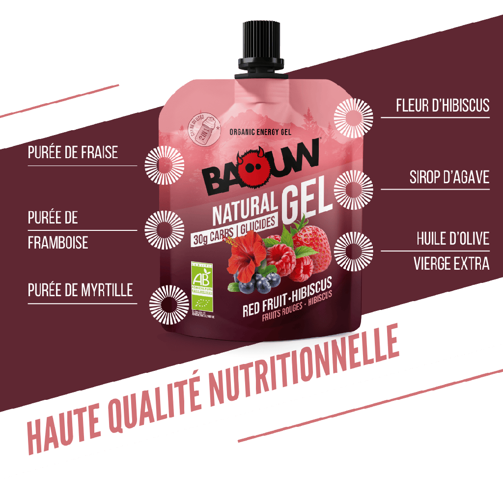BAOUW BIO Energy Gel Rote Früchte-Hibiskus (85g)
