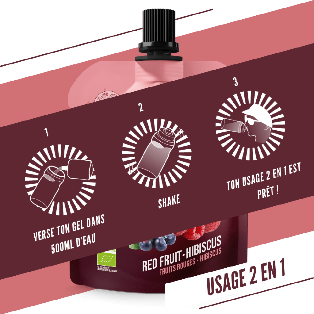 BAOUW BIO Energy Gel Rote Früchte-Hibiskus (85g)