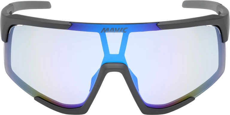 MAVIC MVS AEROFRAME Brille Anthrazit Blaues Glas Photochromatisch