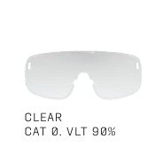 Lunettes POC ELICIT + Blanc Verre Clarity Trail Partly Sunny Silver