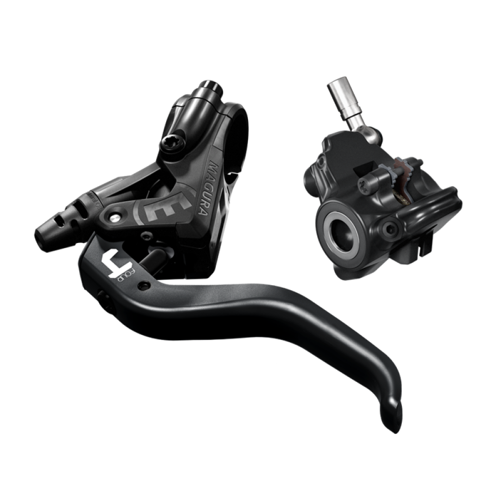 Bremse Vorne oder Hinten MAGURA MT4 FLATMOUNT Schwarz