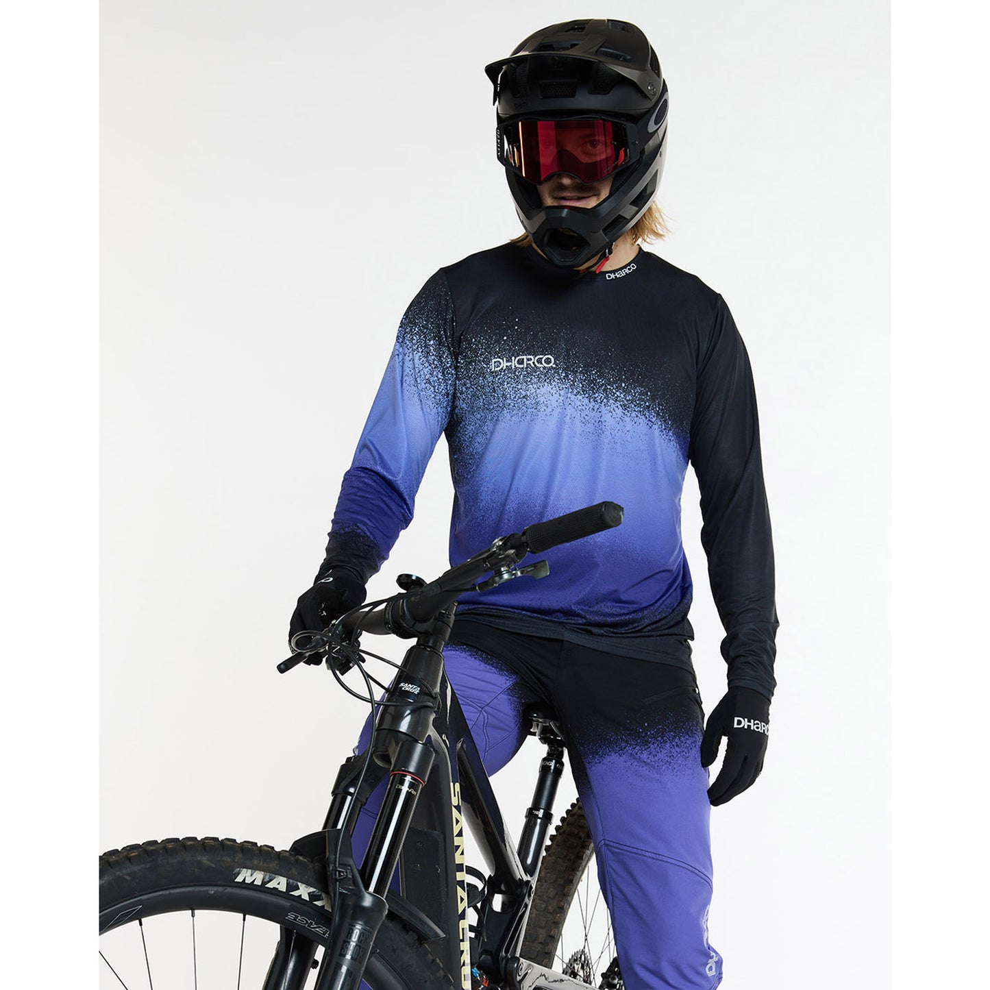 Maillot DHARCO RACE ULTRA VIOLET Manches Longues Noir/Violet