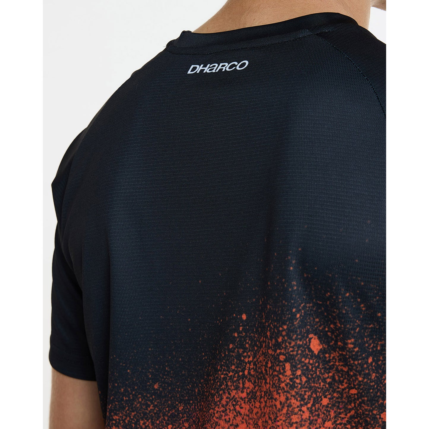 Maillot DHARCO BLACK SNAKE Manches Courtes Noir/Orange