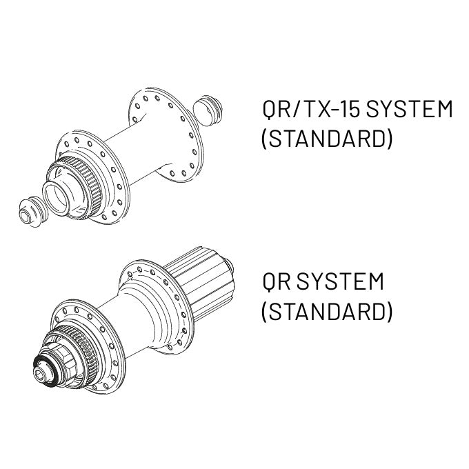 Paire de Roues MICHE XM 45 29" Axe 9/15 - 9x135 mm Tubeless