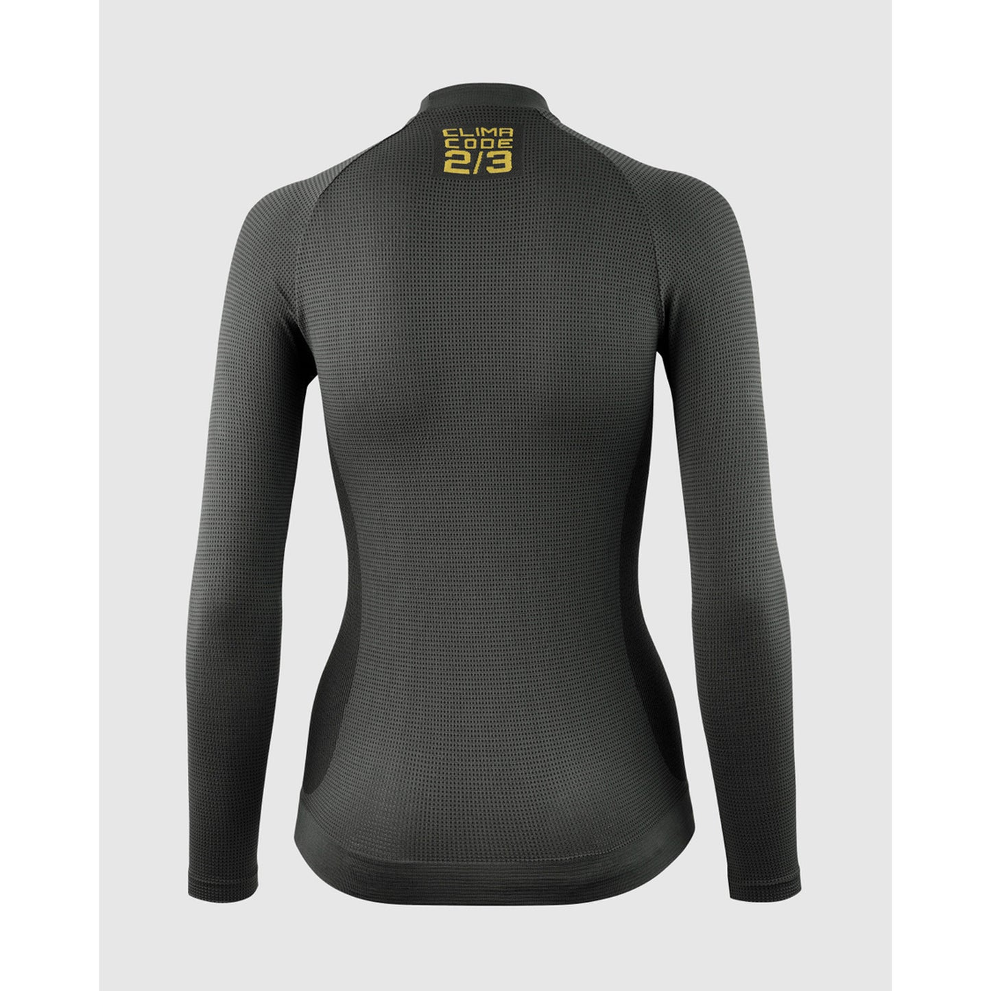 Unterwäsche ASSOS WOM P1 Longsleeve Frau Anthrazit Grey
