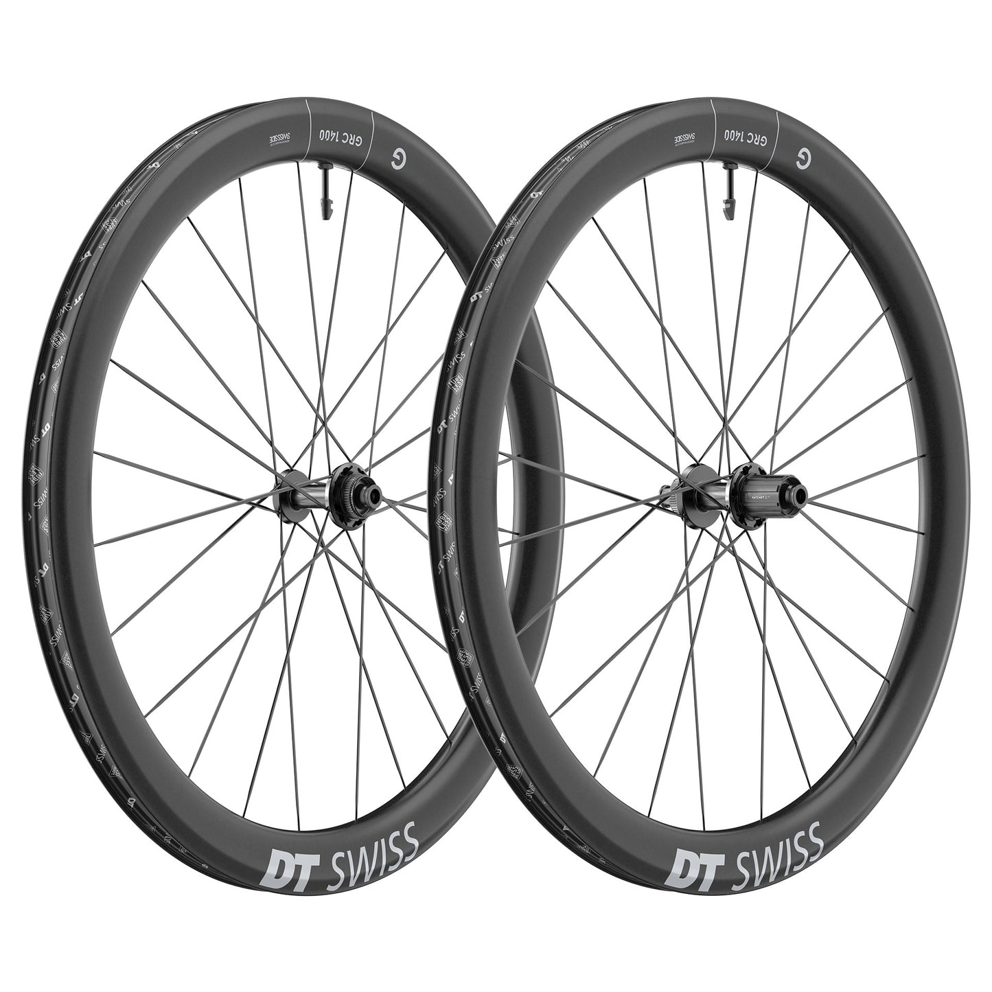 Paire de Roues DT SWISS GRC 1400 DICUT 50 DISC Tubeless Ready (Centerlock)