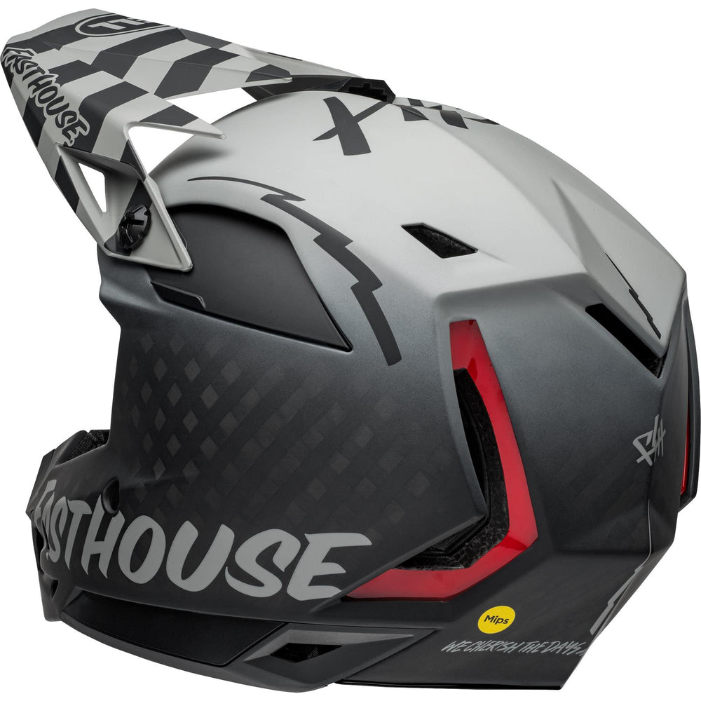 MTB-Helm BELL FULL-10 MIPS SPHERICAL FASTHOUSE Grau/Schwarz