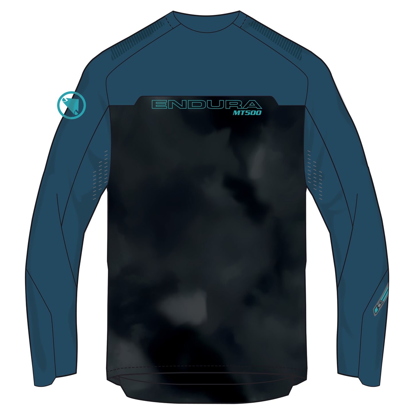 ENDURA MT500 BURNER Langarmtrikot Blau 2025