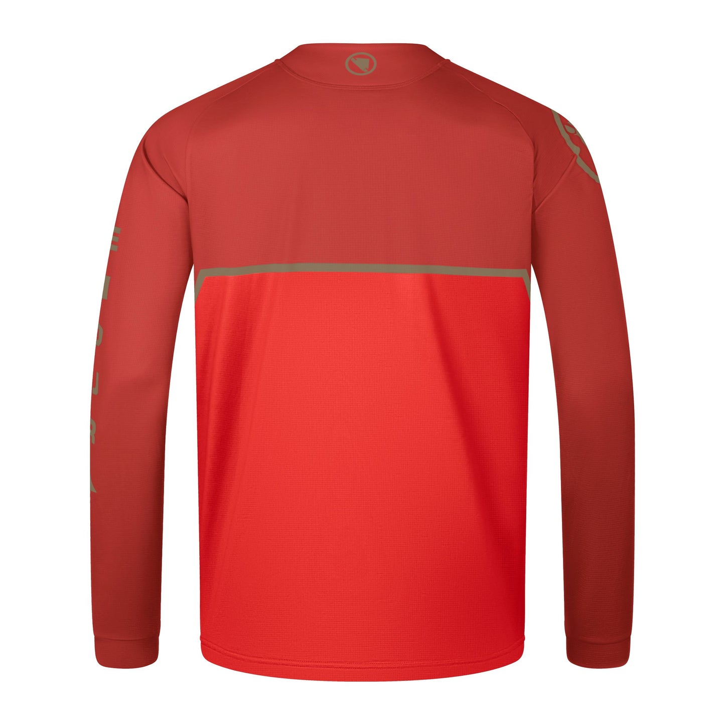 Maillot ENDURA CORE PRINTED Manches Longues Rouge 2025