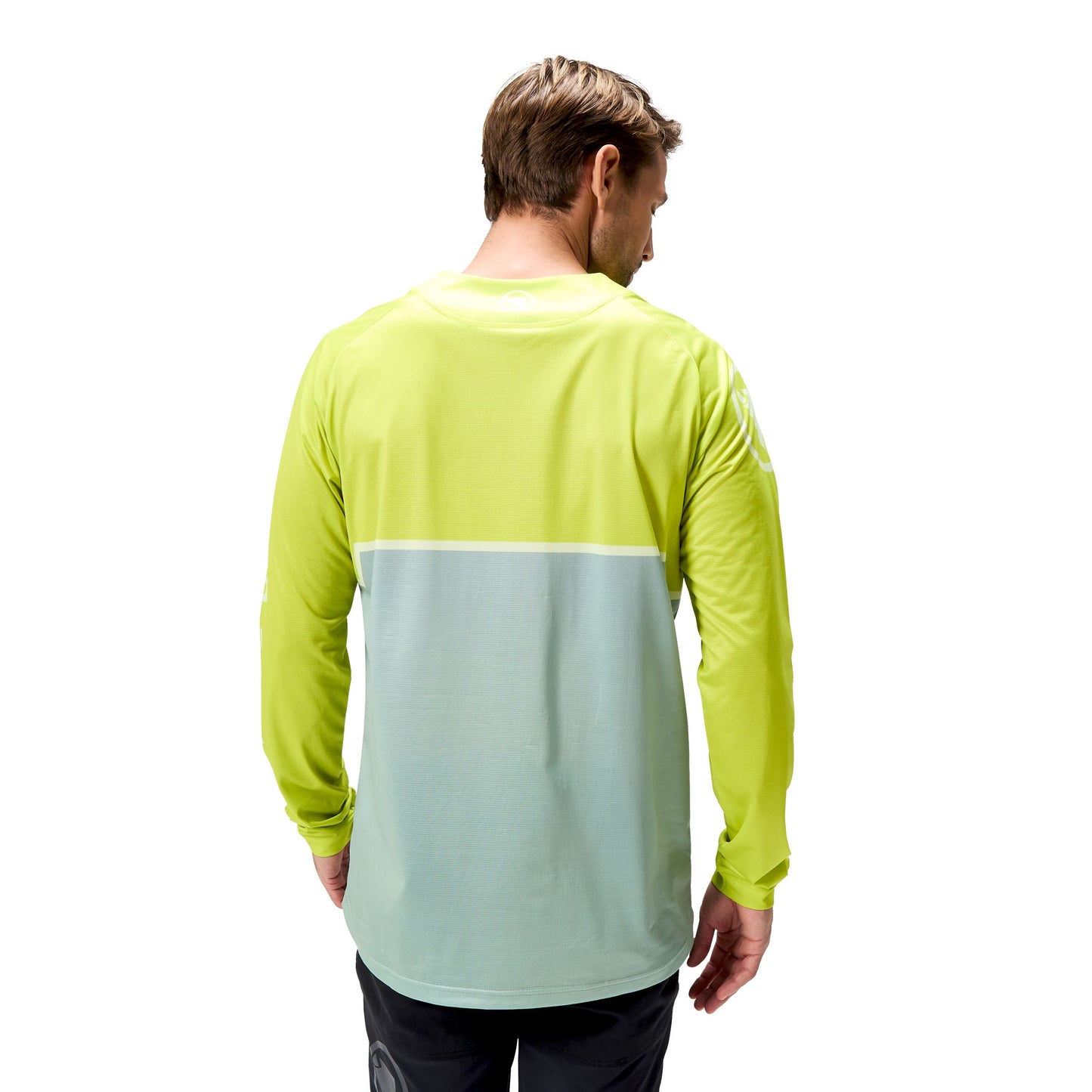 Maillot ENDURA CORE PRINTED Manches Longues Vert 2025