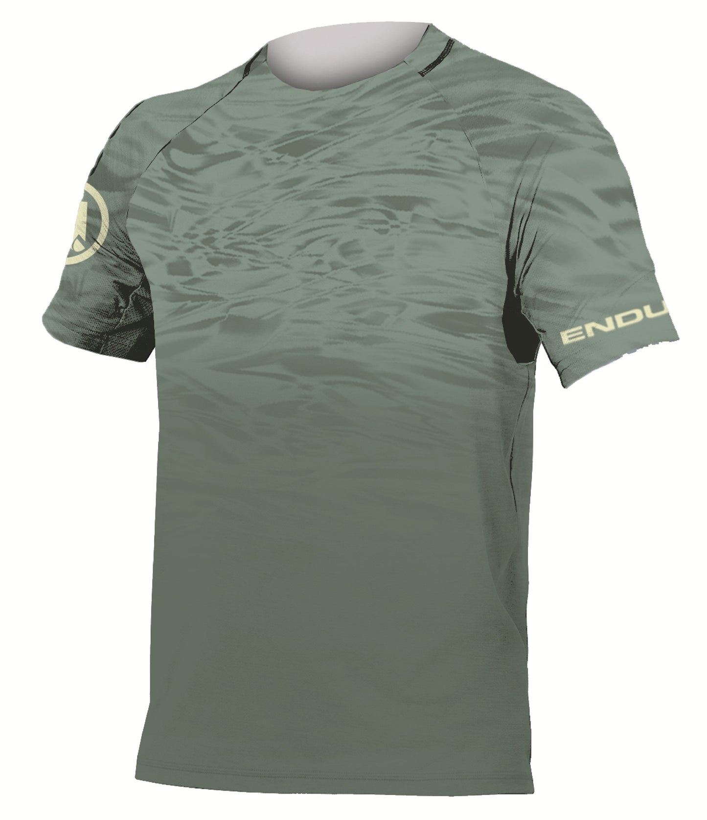 Maillot ENDURA MARBLE LTD PRINTED Manches Courtes Vert 2025