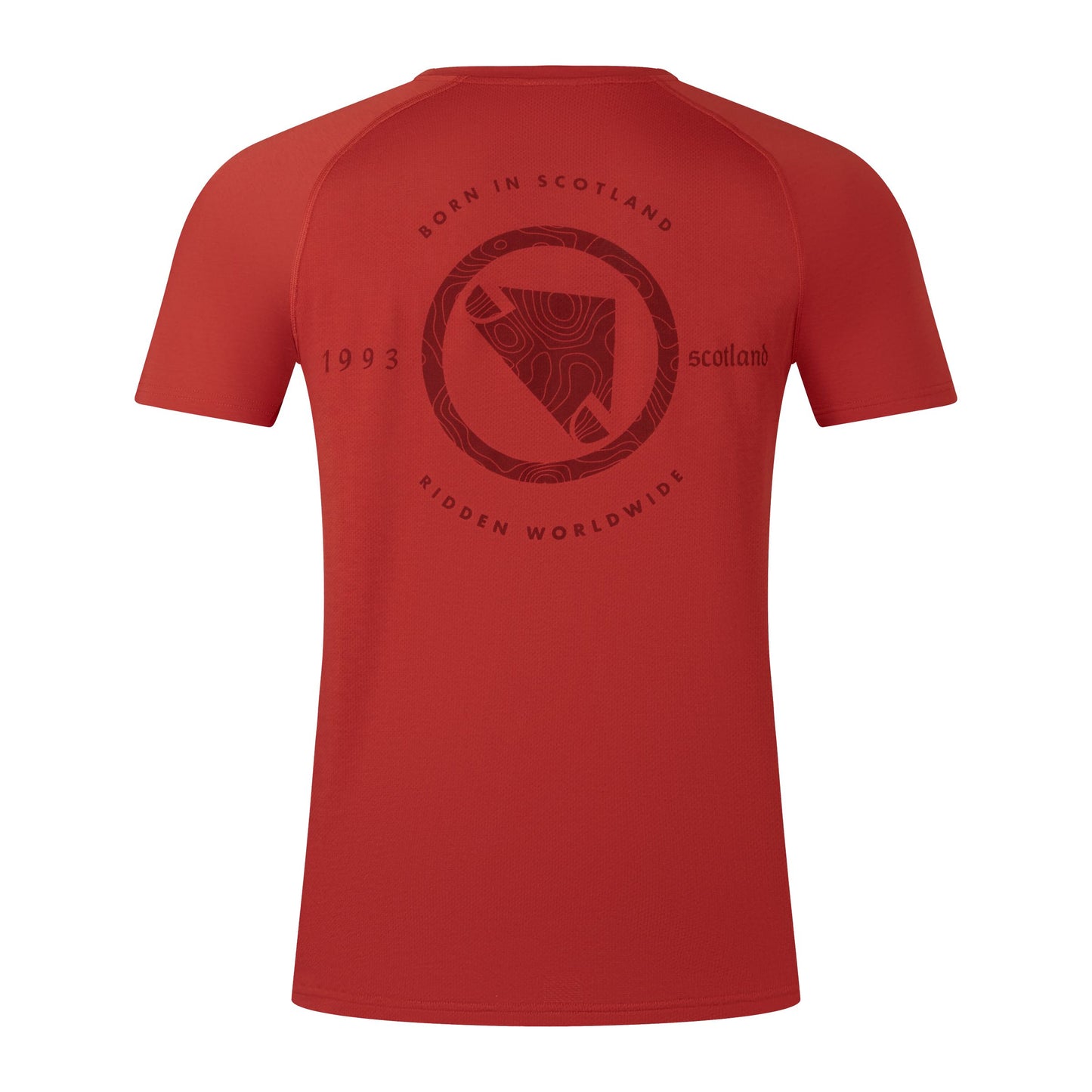 Maillot ENDURA LOOP Manches Courtes Rouge 2025