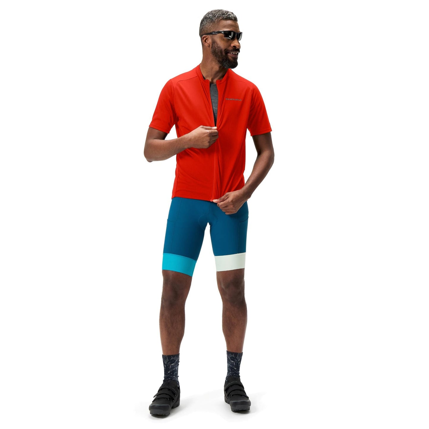 ENDURA LOOP ZIPPED Trikot Kurzarm Rot 2025