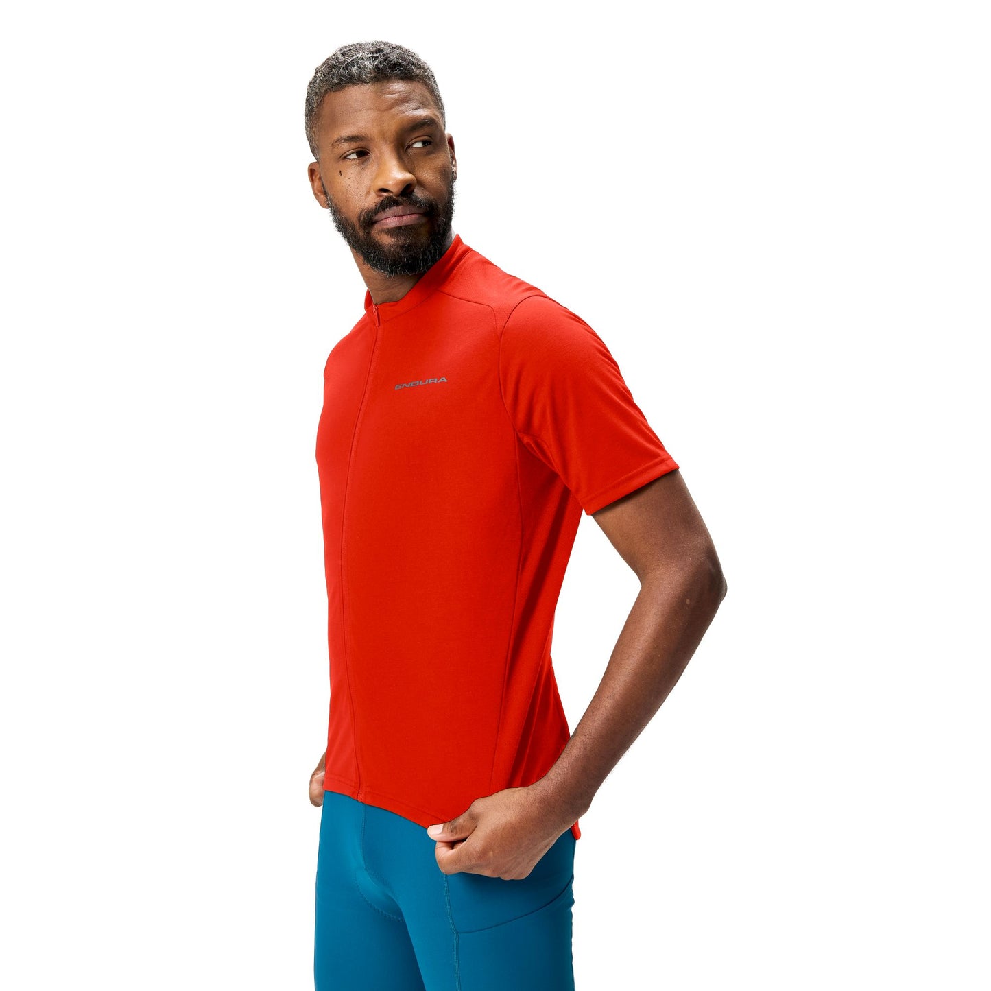 ENDURA LOOP ZIPPED Trikot Kurzarm Rot 2025