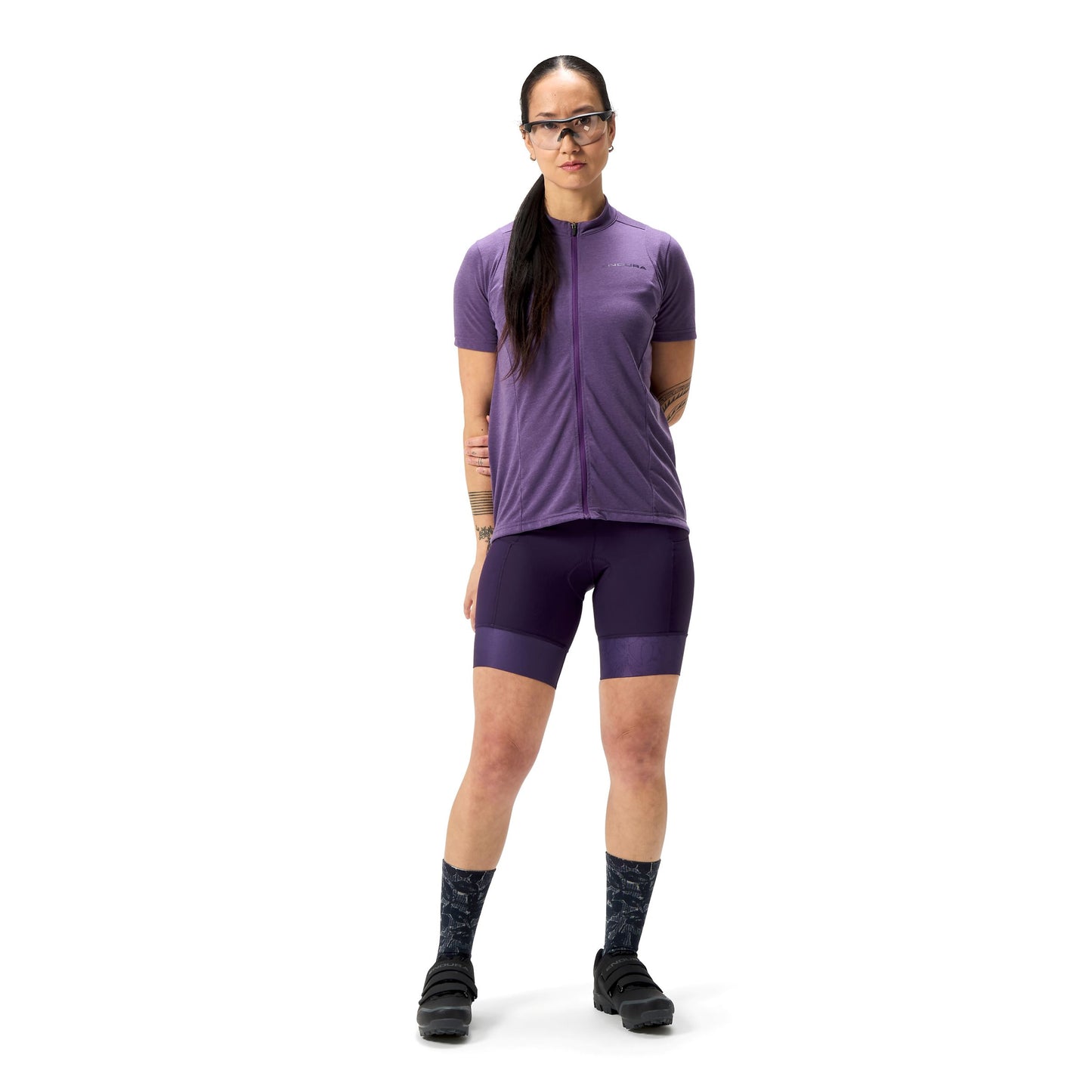 ENDURA LOOP Damen Trikot Kurzarm Violett 2025