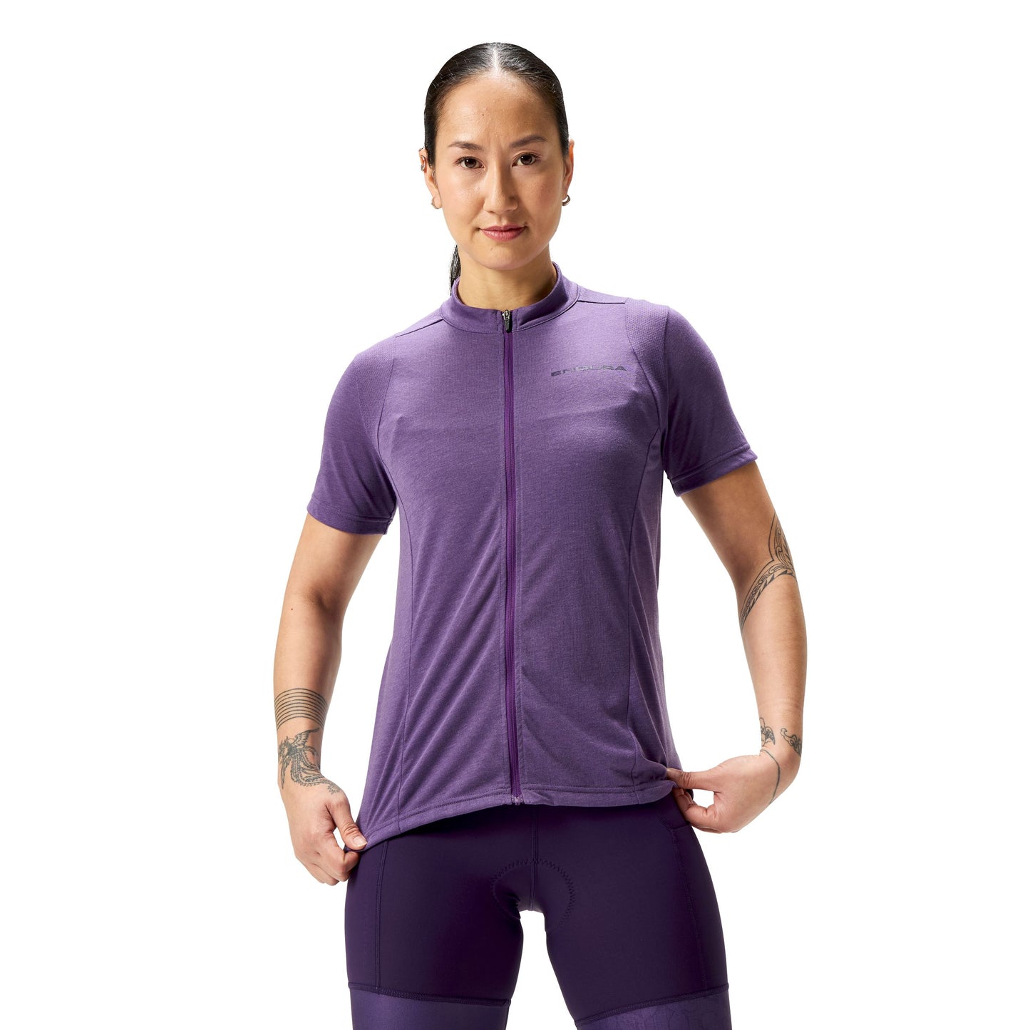 ENDURA LOOP Damen Trikot Kurzarm Violett 2025