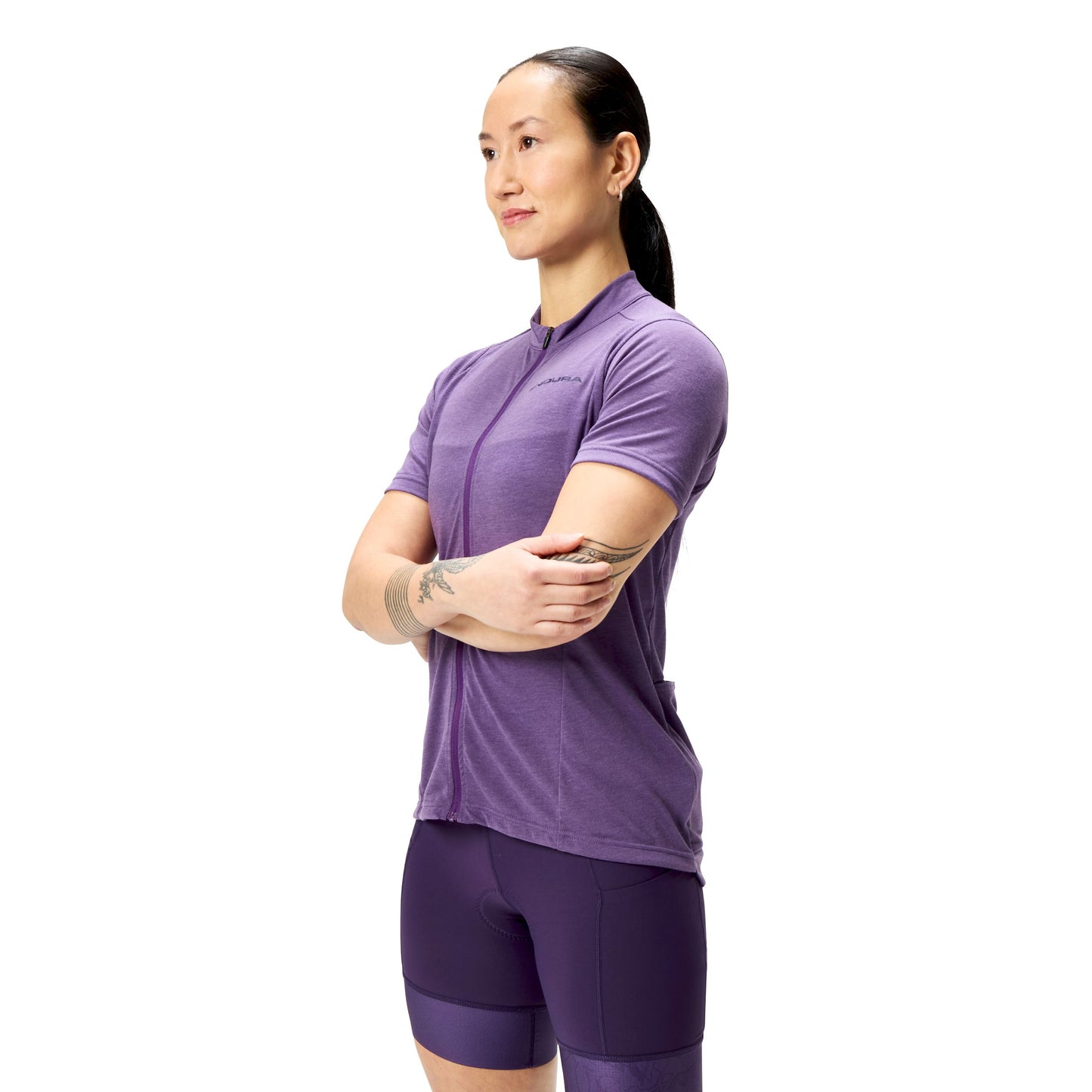 ENDURA LOOP Damen Trikot Kurzarm Violett 2025