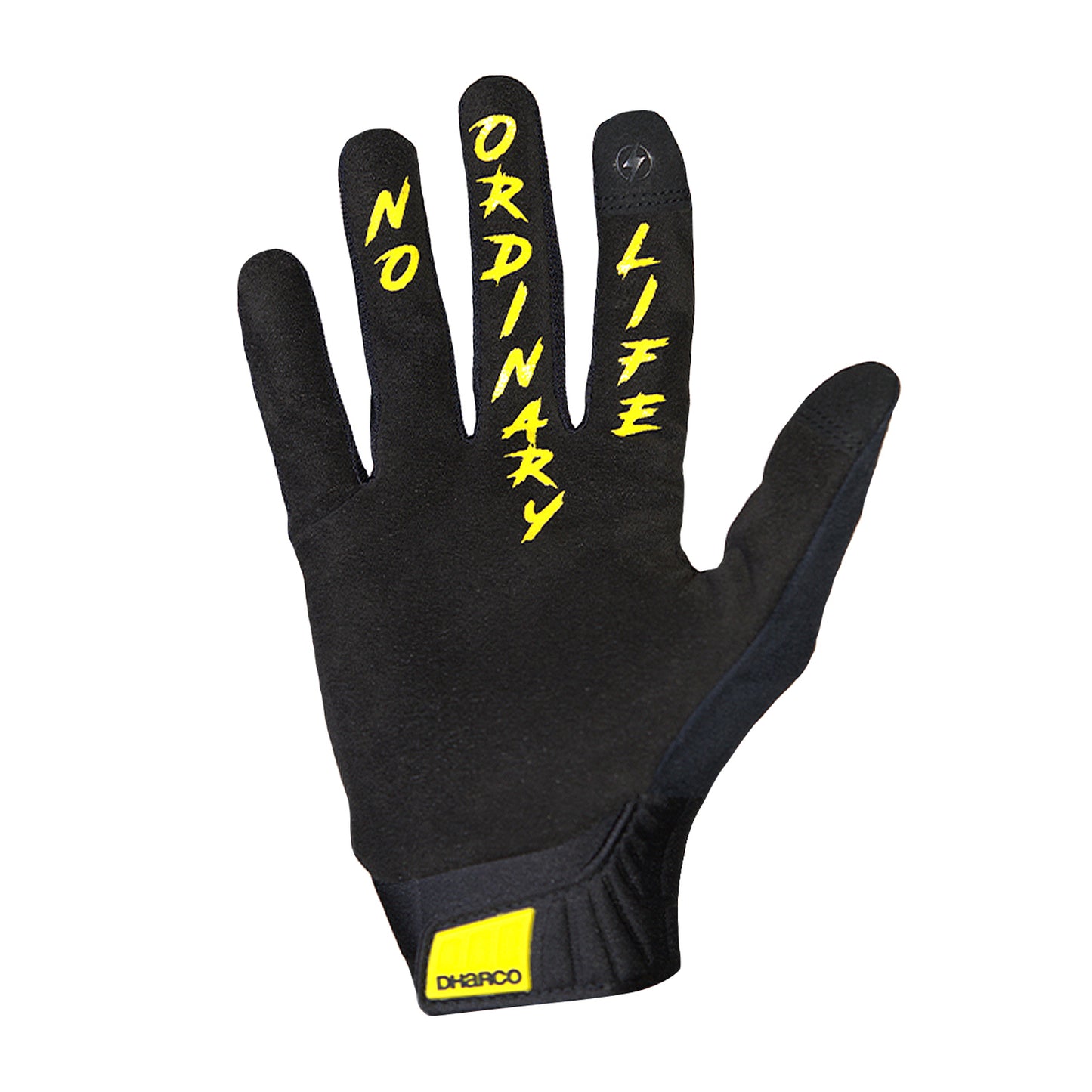 Handschuhe DHARCO RACE ACID RAIN Schwarz/Gelb