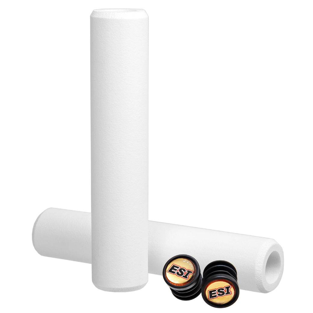 Grips ESI RACER'S EDGE 130 mm Blanc