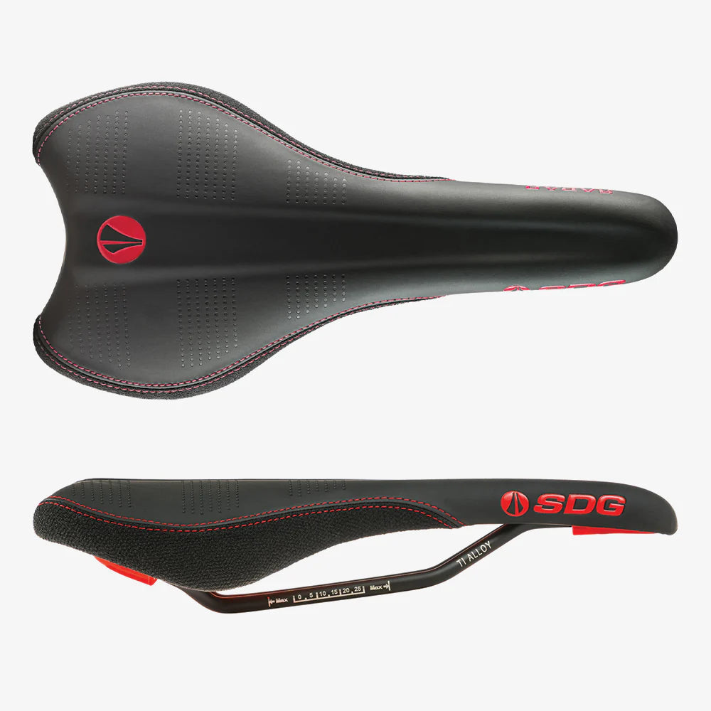 Sattel SDG RADAR MTN Rails Cr-Mo Schwarz/Rot