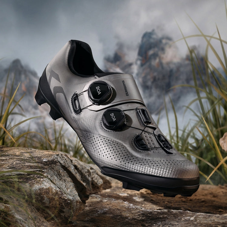 SHIMANO XC702 MTB-Schuhe Silber