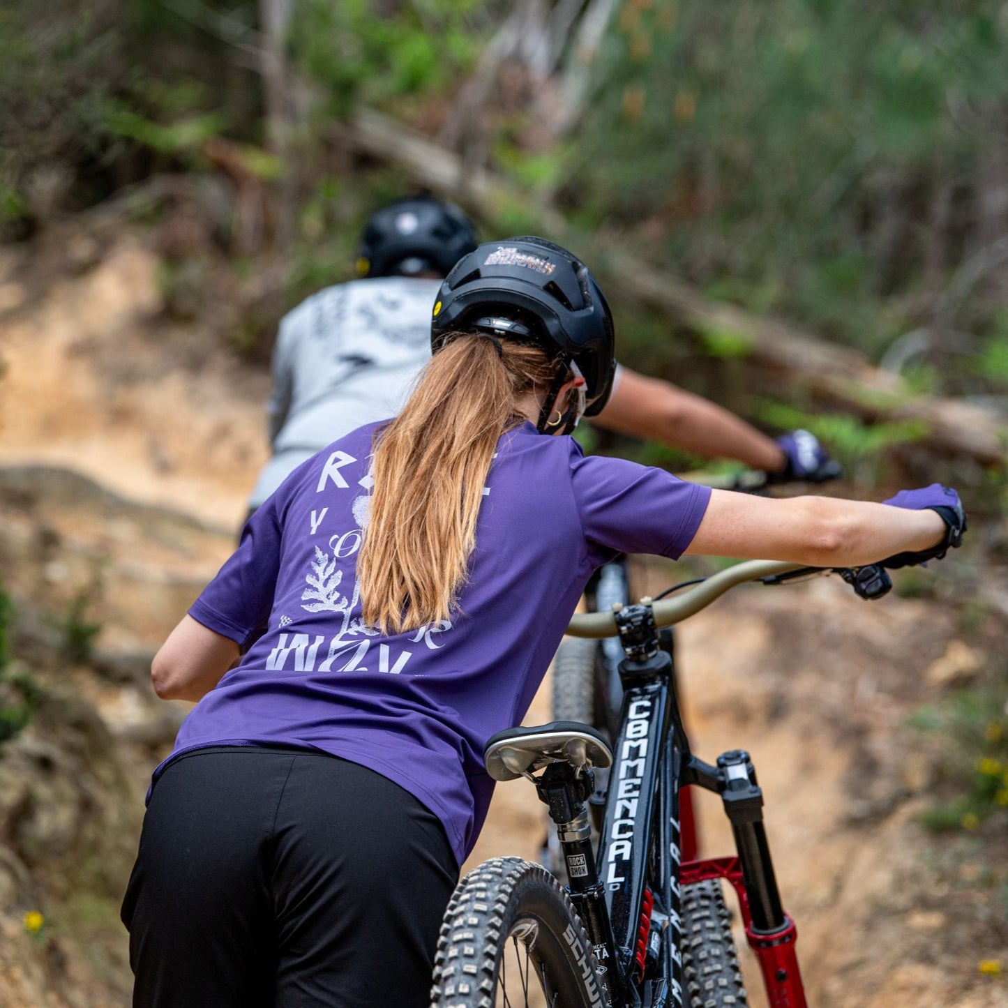 Maillot NORTHWAVE XTRAIL 2 Femme Manches Courtes Violet