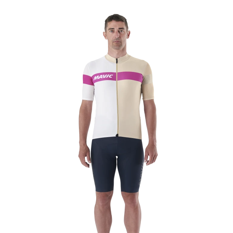 Maillot MAVIC KSYRIUM PRO Manches Courtes Beige