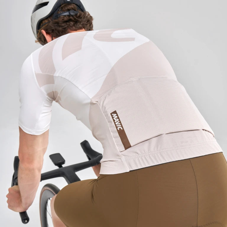 MAVIC ICON GRAPHIC Trikot Kurzarm Beige