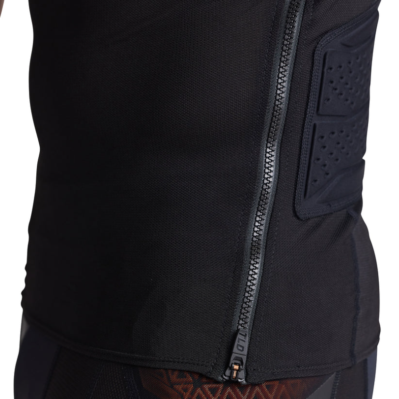 T-Shirt de Protection TROY LEE DESIGNS STAGE GHOST D3O Manches Courtes Noir