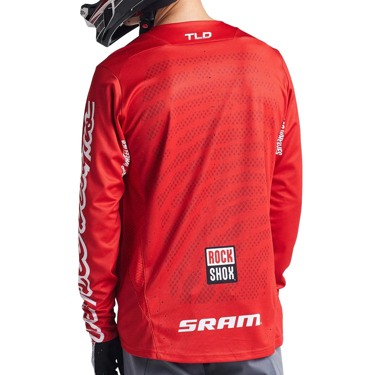 Maillot TROY LEE DESIGNS SPRINT SRAM Manches Longues Rouge